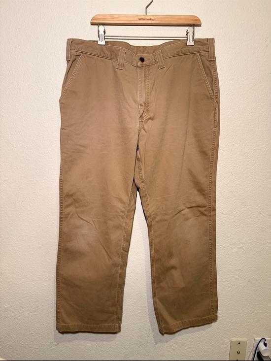 Carhartt Other - Carhartt Men's Khaki Work Chinos - Tan 40x30
